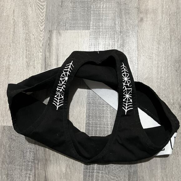 Level Up EDM Sports Bra Merch Black/White Dubstep Ouiji Planchette Subtronics S - Picture 4 of 5